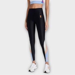 P.E Nation Black and Blue Leggings